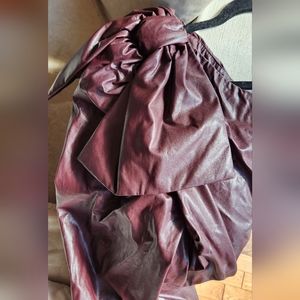 Medium Karlie pleather one shoulder top NWT